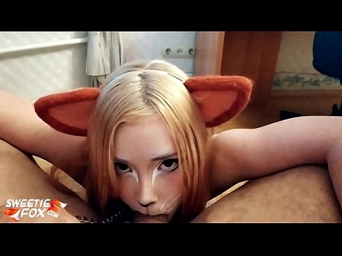 ❤️ Kitsune vale Dick ak kom nan bouch li ❤❌ Videyo pònografi nan nou ️❤